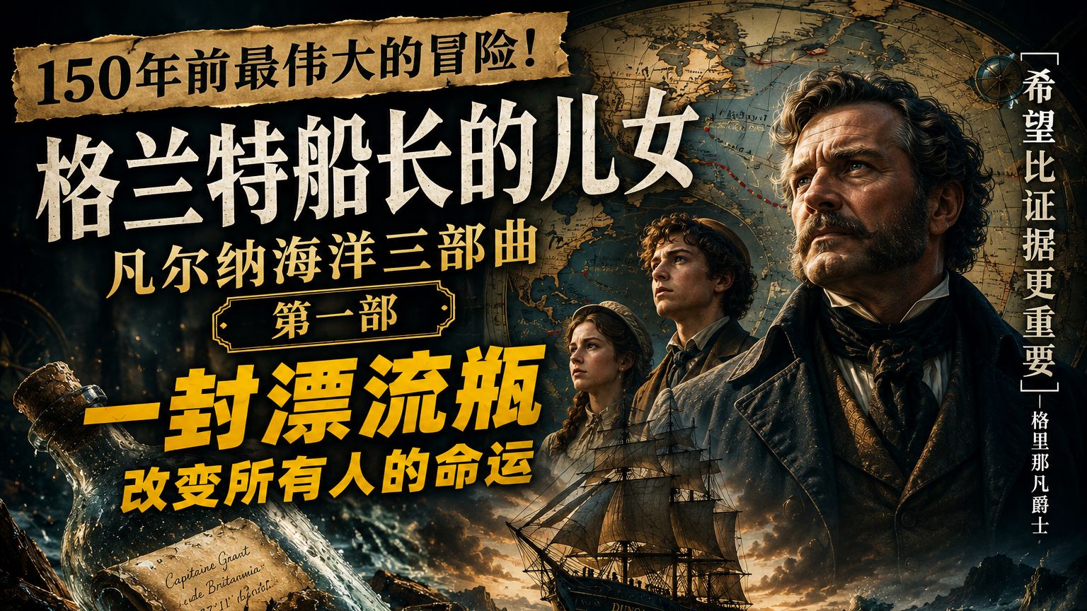 40分钟读懂凡尔纳海洋三部曲第一部《格兰特船长的儿女》