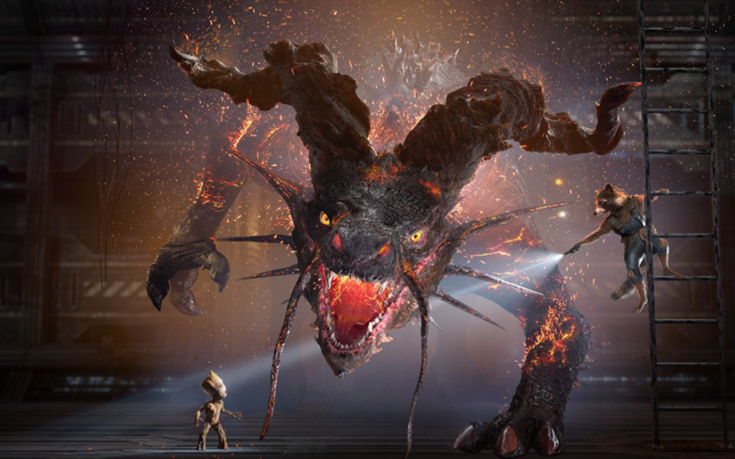 【加州冒险乐园】银河护卫队：暗夜猛兽 跳楼机Guardians of the galaxy:Monsters after dark万圣限定版