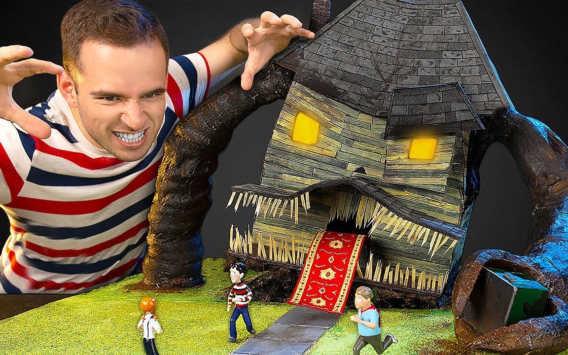 老外硬核手工：怪兽屋神还原！魔鬼都在细节里 🏠