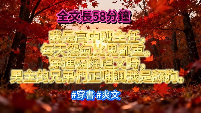 《當班主任穿進虐文》我是高中班主任，每天怨氣比鬼都重。