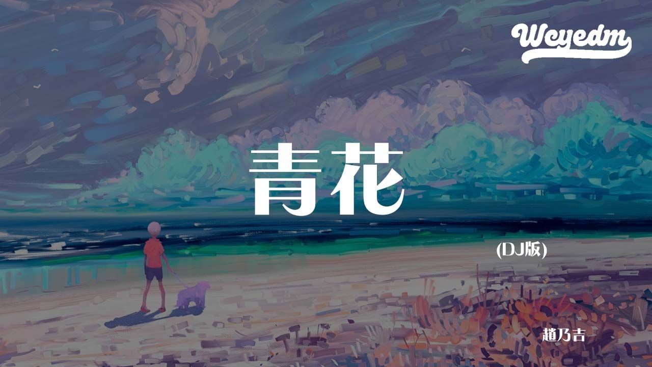 赵乃吉 - 青花（DJ版）「紧紧握着青花信物 信守着承诺」【動態歌詞/pīn yīn gē cí】#赵乃吉 #青花 #動態歌詞