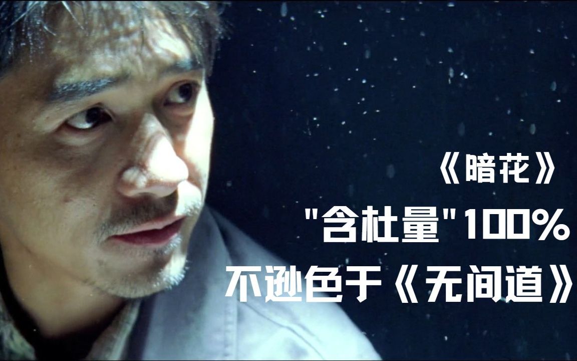 银河经典之作《暗花》，“含杜量”100%的佳片，精彩和悬疑度都不输《无间道》，值得反复观看。