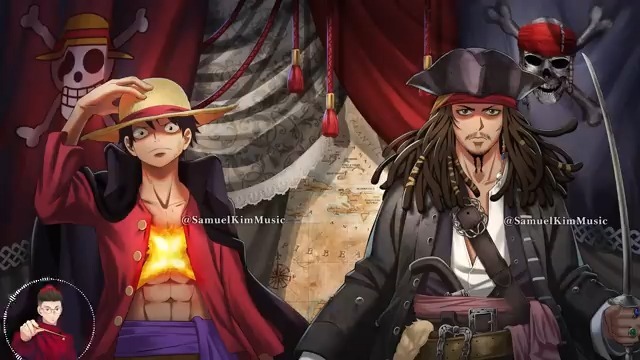 One Piece x Pirates of The Caribbean | EPIC MASHUP (Overtaken x He's a Pirate)