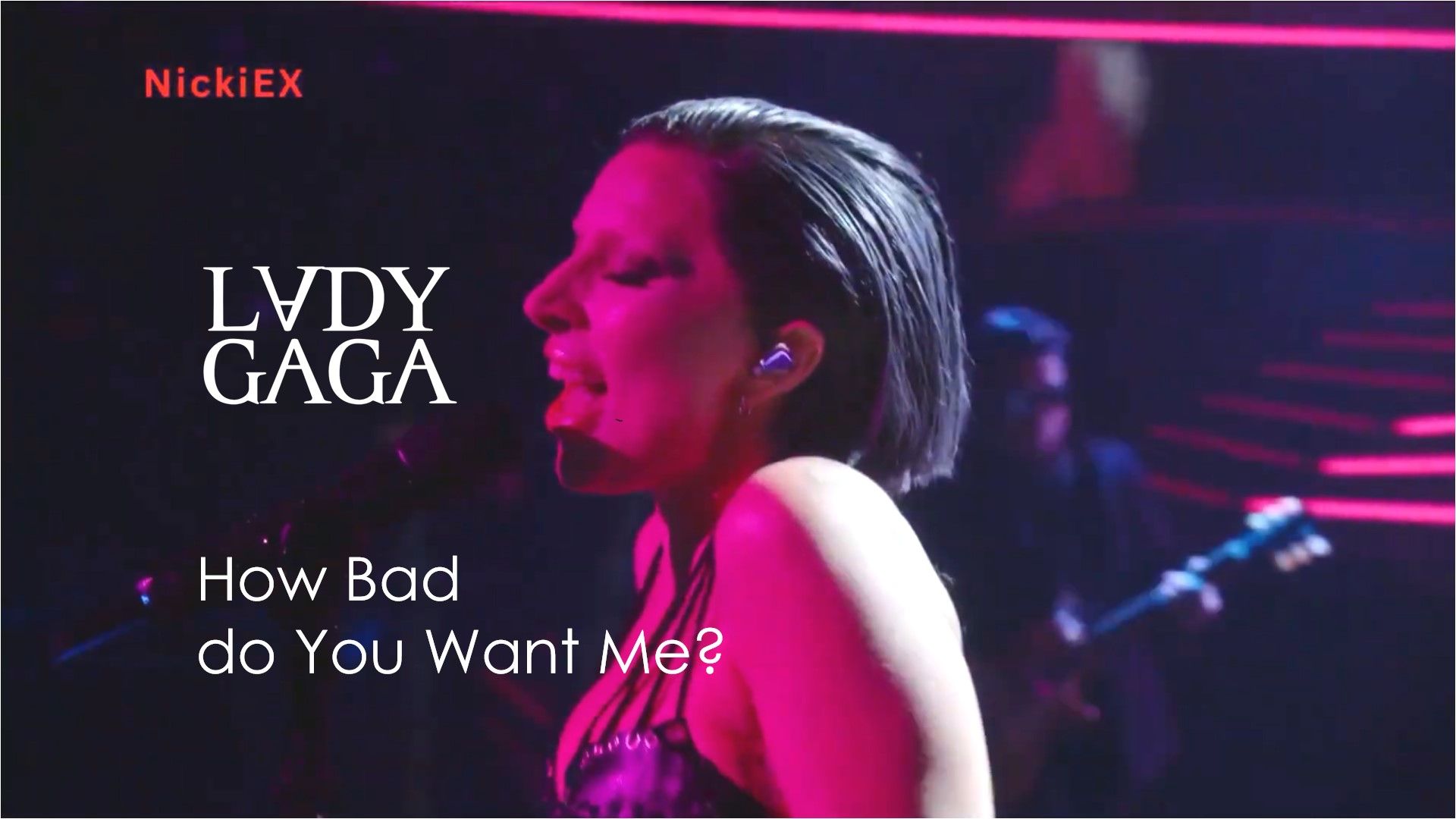 【差点成为遗珠的粉丝心头爱】Lady Gaga - How Bad do You Want Me? (Live 2025 Brandcast)