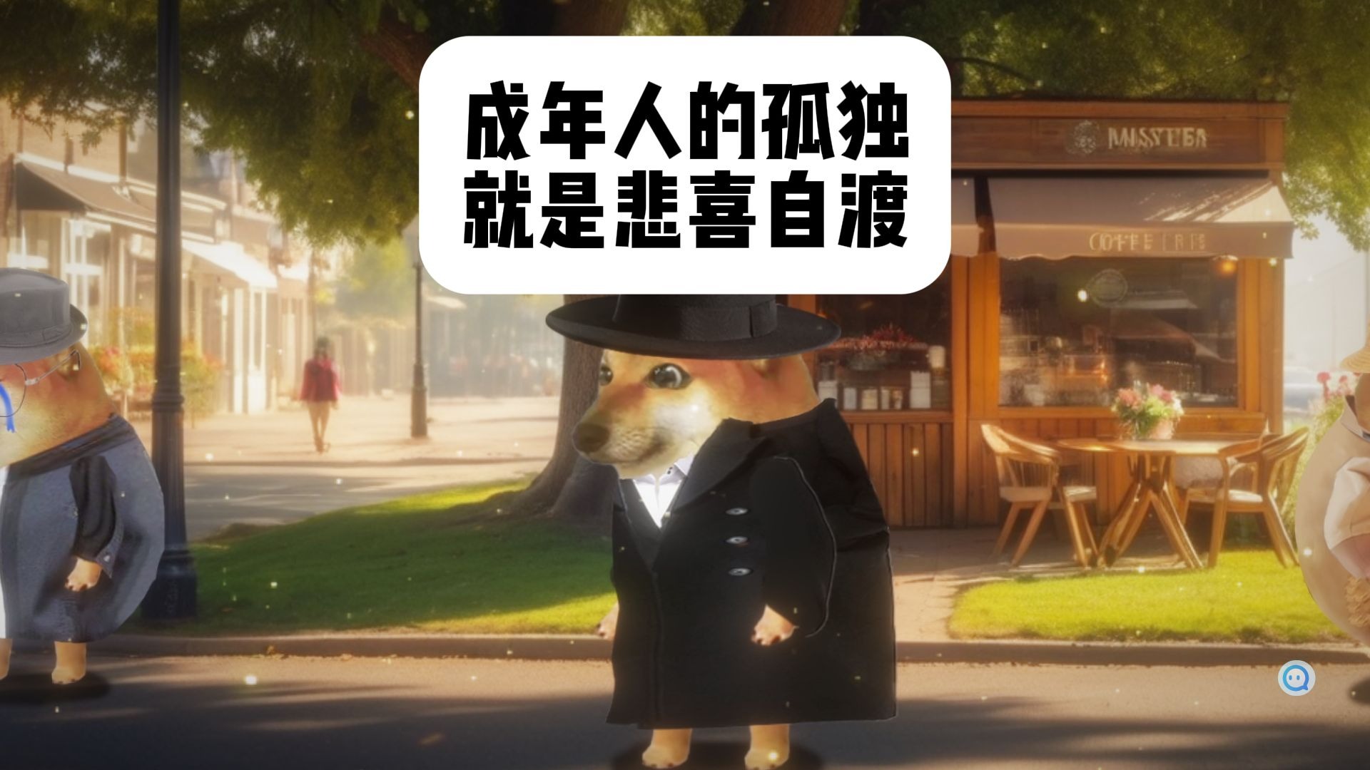 “或许成年人的孤独，就是悲喜自渡，而这也正是我们难得的自由”