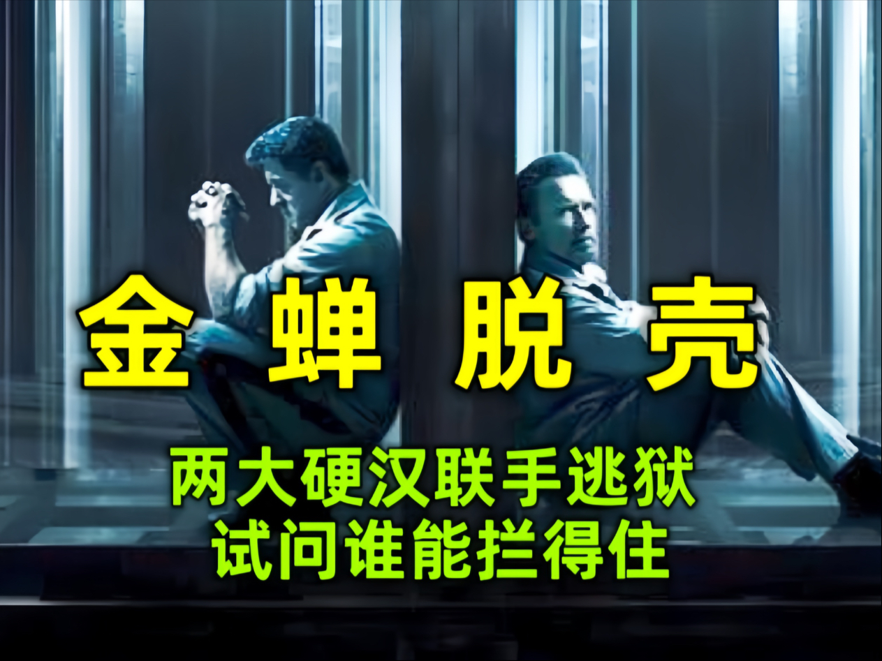 一口气看完《金蝉脱壳》：看高智商越狱大师，如何在布满监控，24小时把手的监狱逃脱！