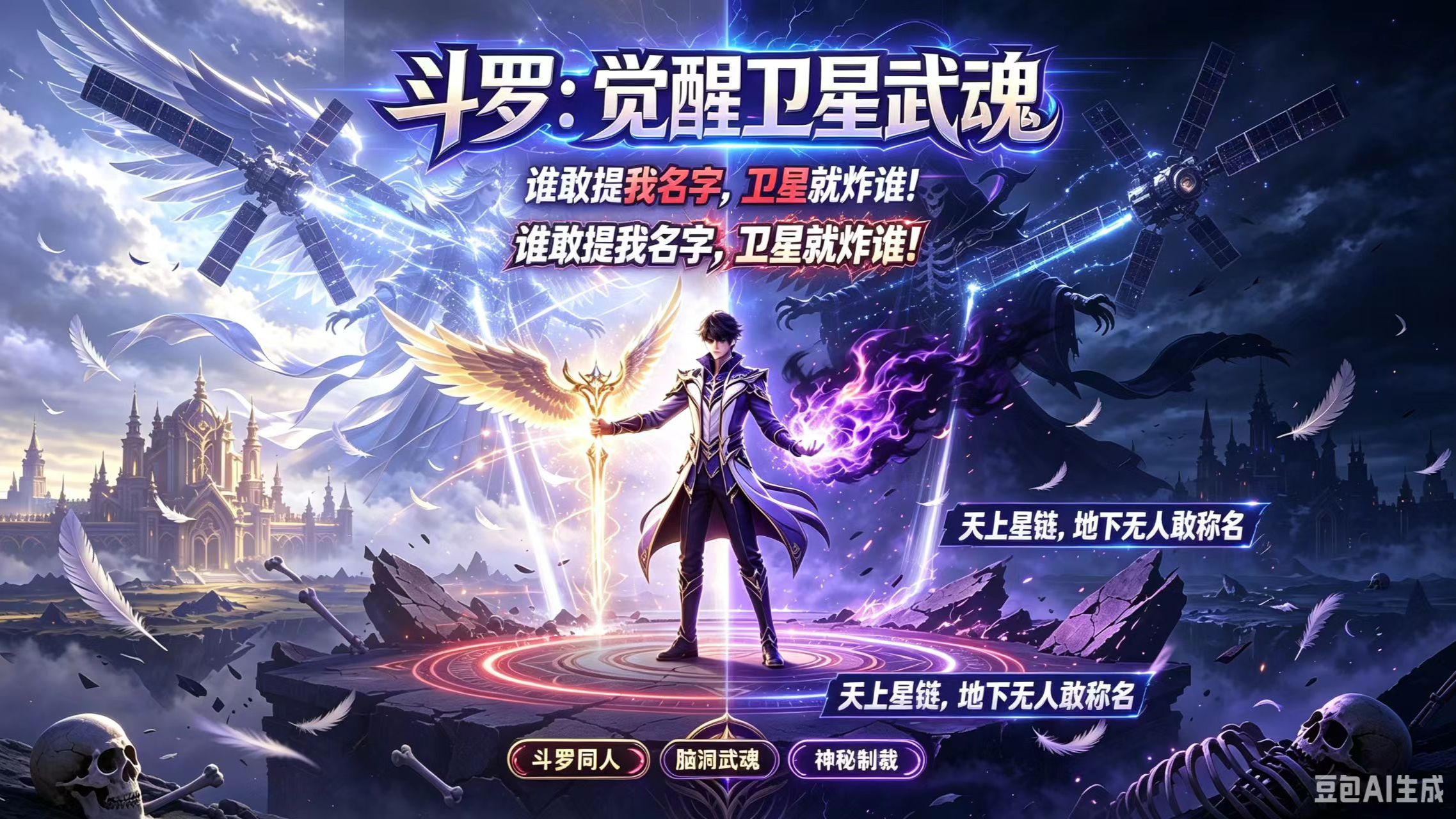 李铭穿越斗罗大陆，觉醒卫星武魂，每日发射一枚卫星，组建星链。 装配魂环，组建低轨太空武器，从天而降，精准打击，这一炮，连神来了都得死。 打造星网，以魂力互联，收