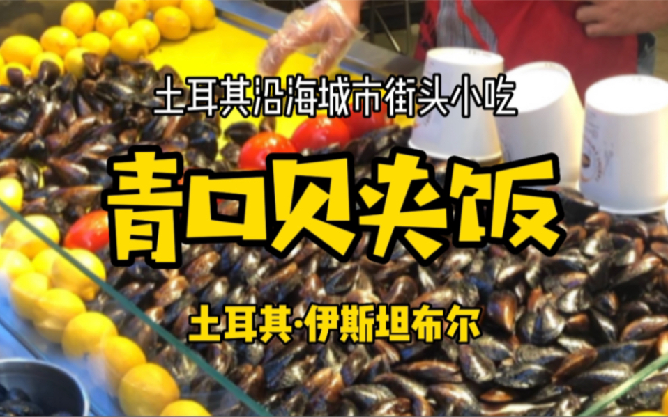 【土耳其·伊斯坦布尔】土耳其必吃的路边摊美食青口贝