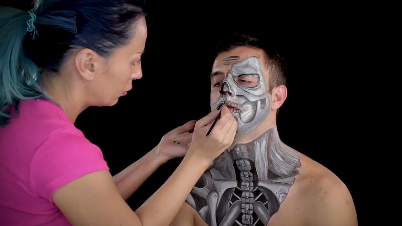 【人体彩绘Kika】你们想看的终结者系列来喽！
