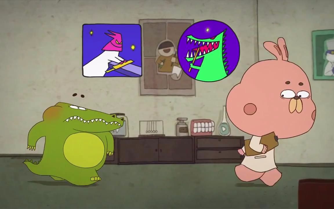搞笑动画短片-《你看起来很可怕》！表面很平静，其实内心都慌的一逼！