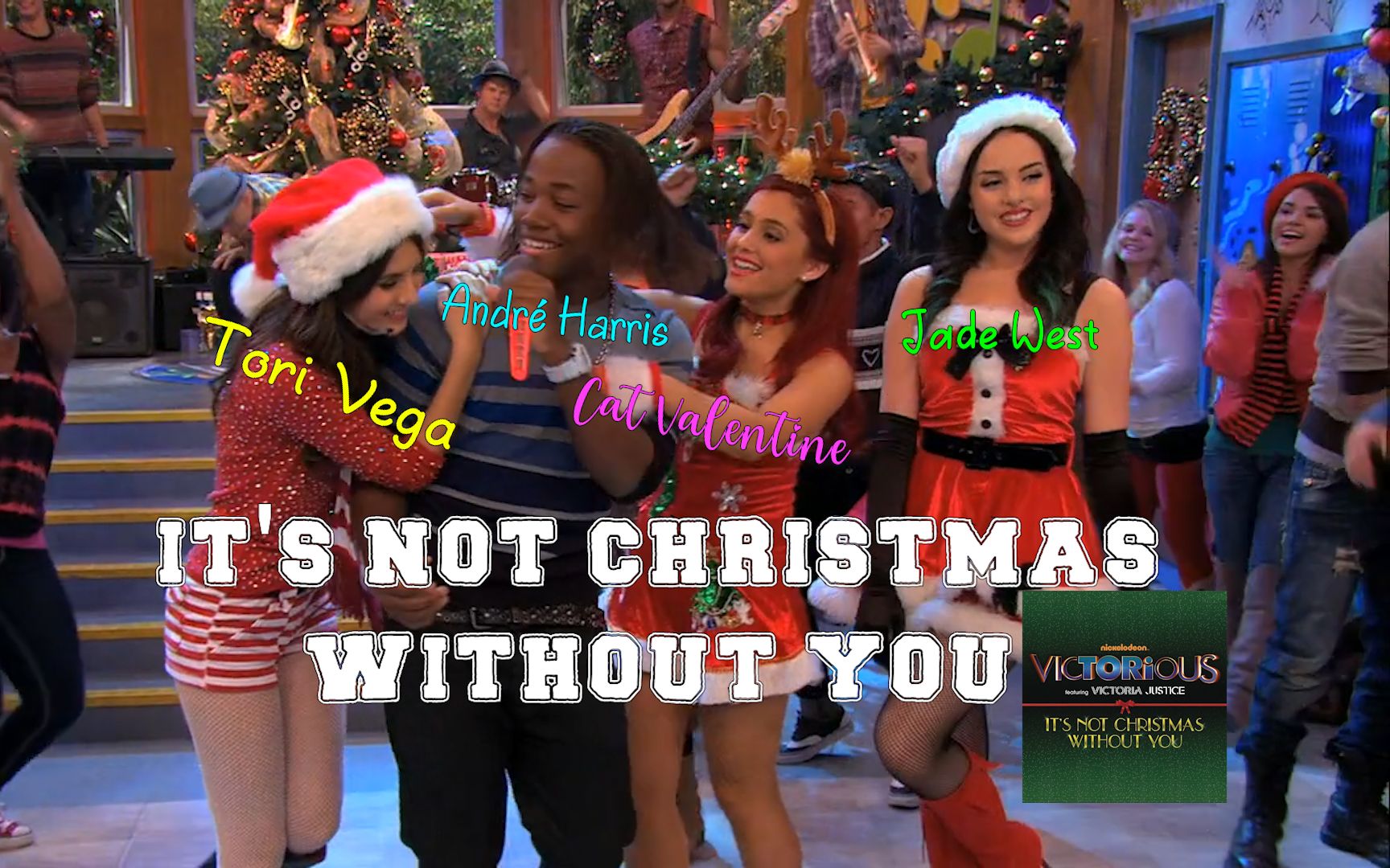 [中英\胜利之歌] “没了你圣诞节都变得索然无味” It's Not Christmas Without You - Victorious Cast