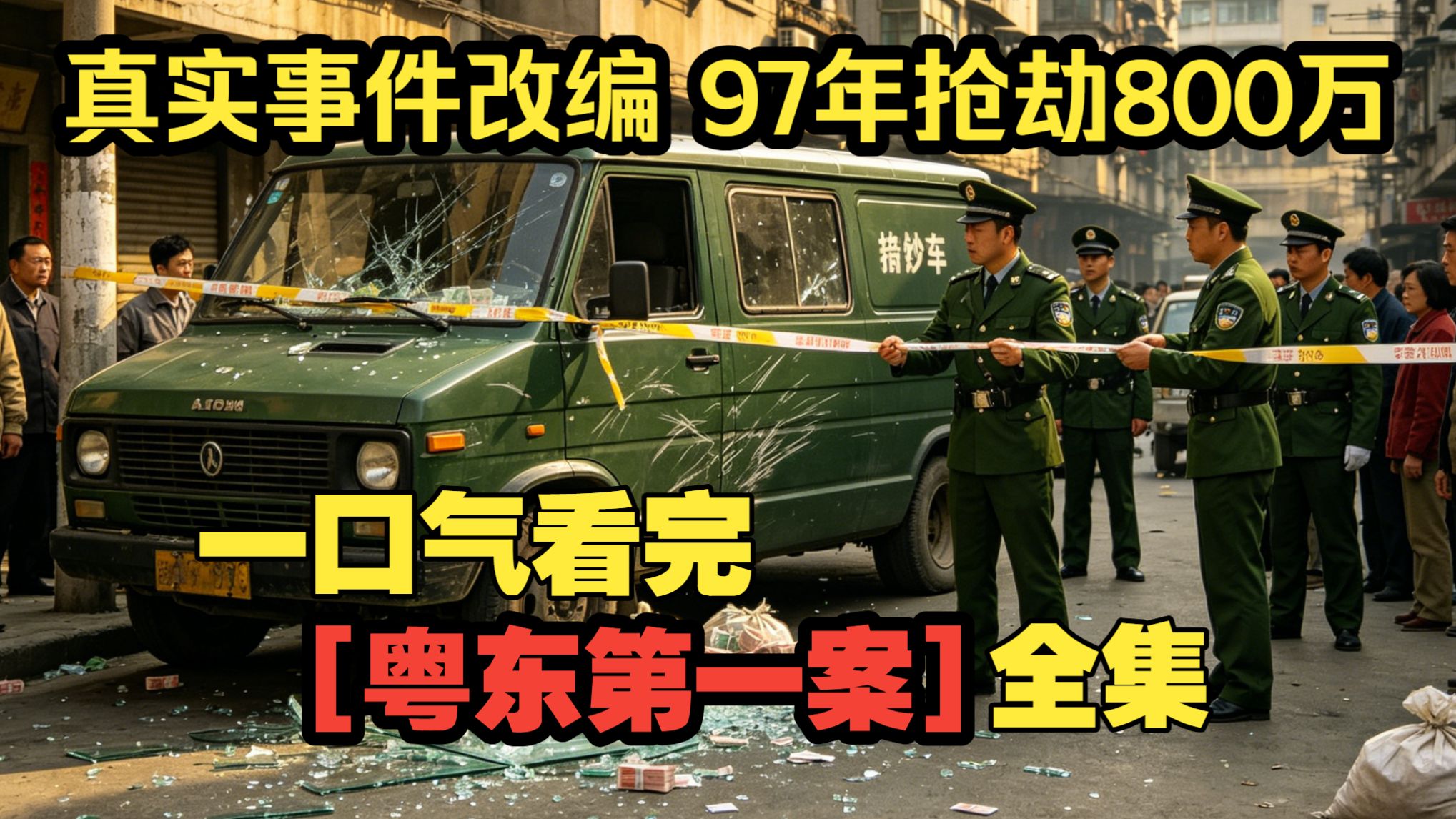 一口气看完【粤东第一案】97年抢劫800万，真实事件改编！