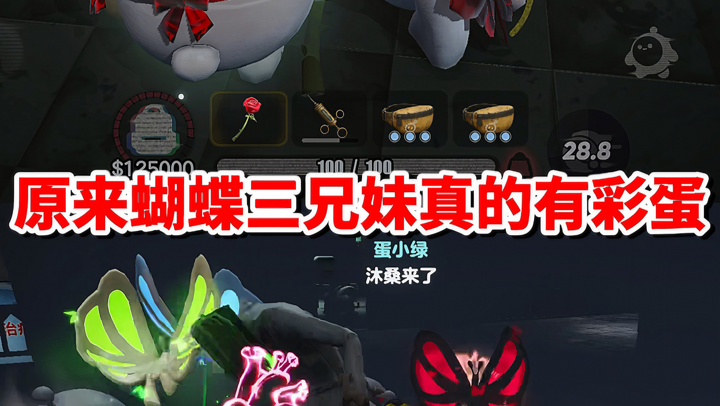 原来蝴蝶三兄妹真的有彩蛋❗️新宝物三色蝴蝶