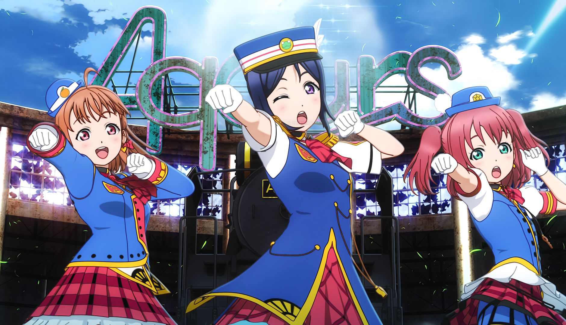 【4K修复】快乐派对火车 Love Live! Sunshine!! Aqours - HAPPY PARTY TRAIN