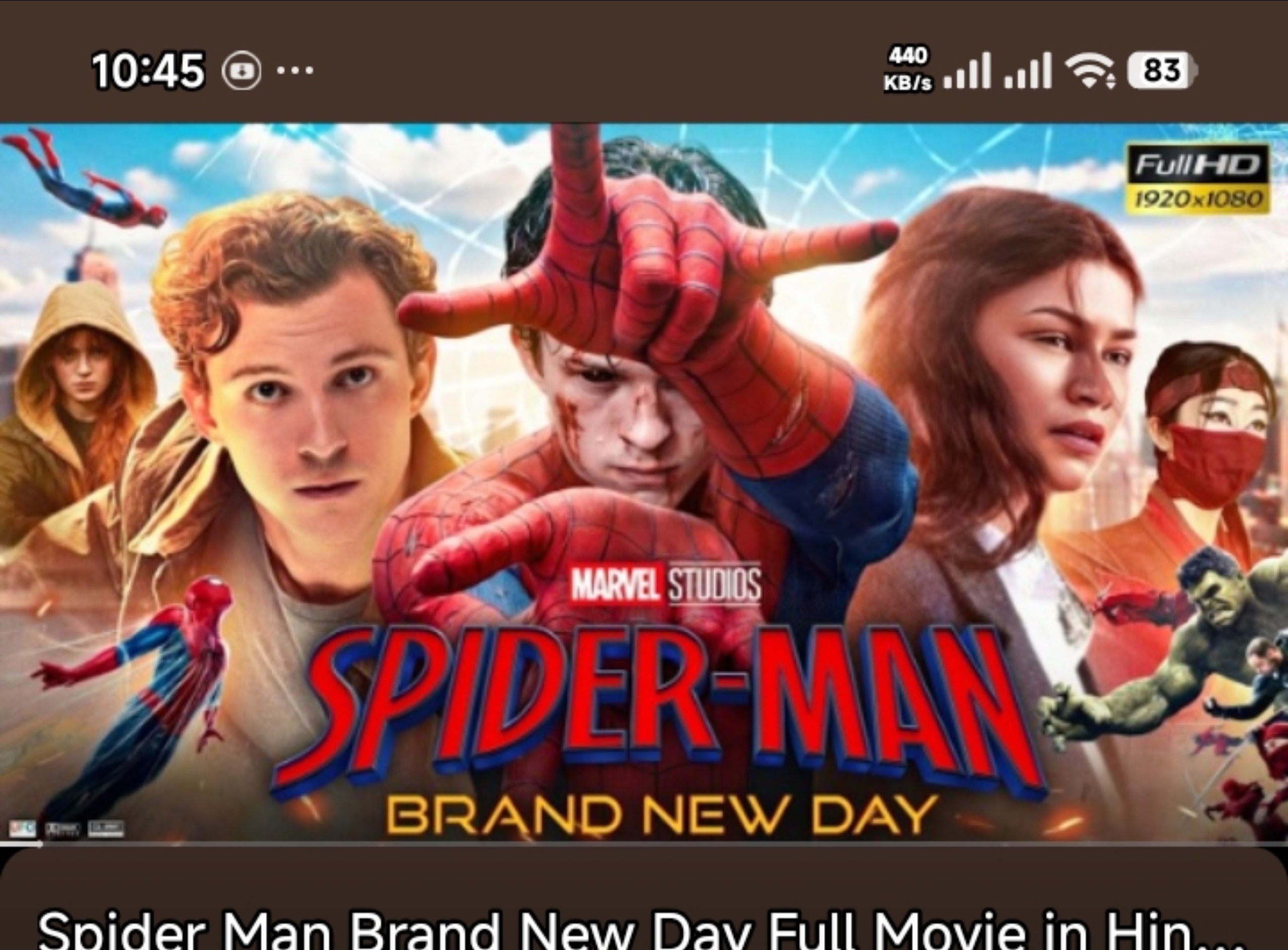 Spider Man Brand New Day Full Movie in Hindi 2026 _ Tom Holland_ Jacob Batalon