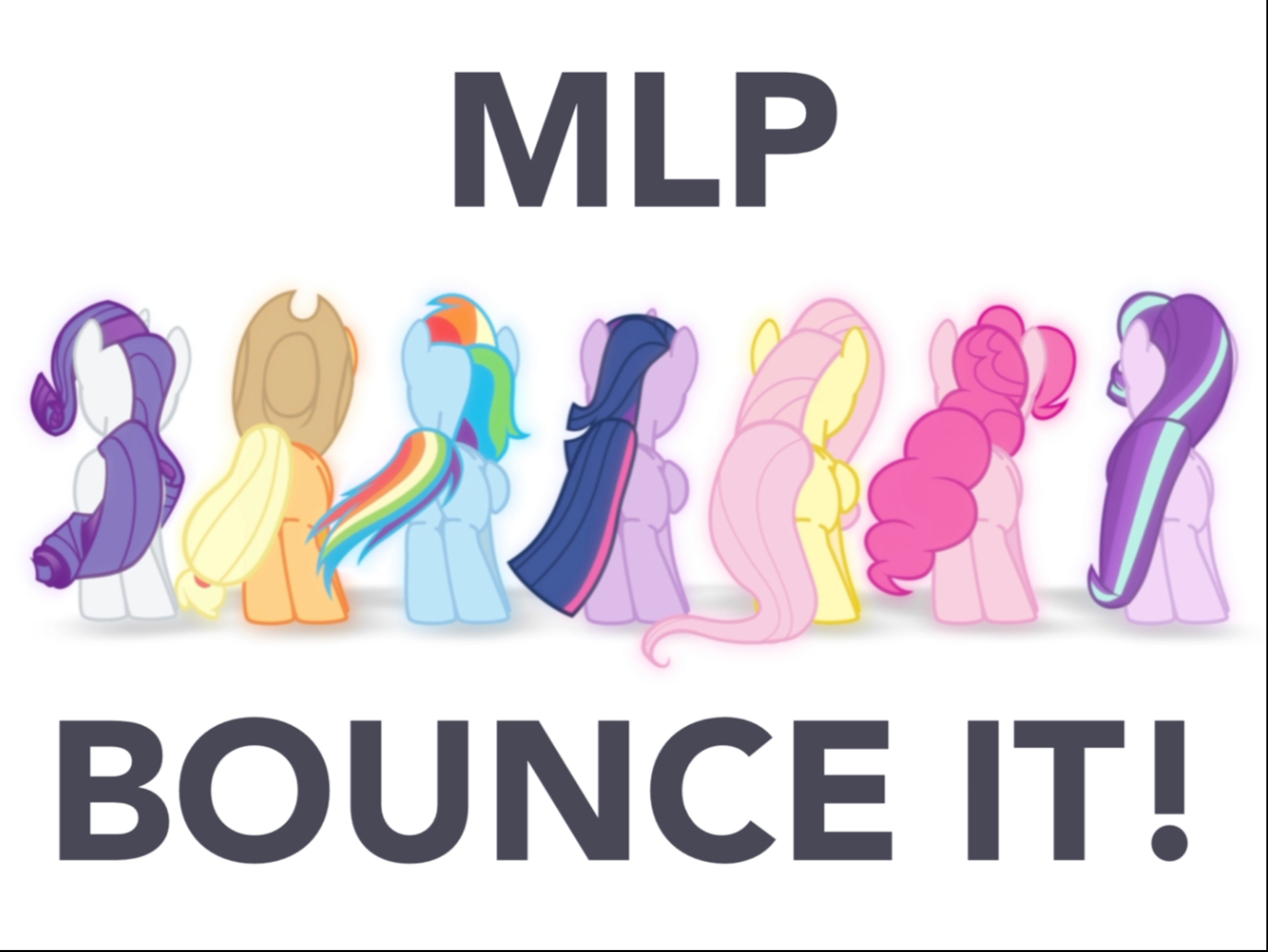 发给你爱看小马的朋友并什么都不要说｜BOUNCE IT MEME
