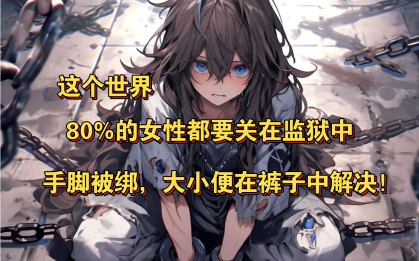 这个世界80%的女性都要在监狱中度过一生，手脚被绑导致大小便只能在裤子里解决！