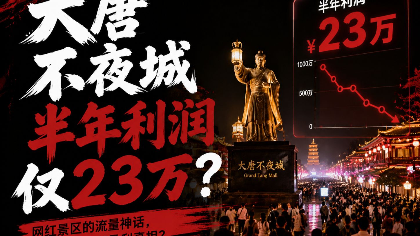 大唐不夜城半年利润仅23万？