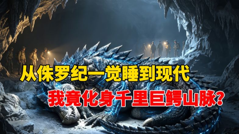 【3小时配音爽文】本该消亡在远古时代的巨鳄，依靠沉睡系统苟到现代，身躯化为万米高山，奇异猛兽不断出没，探险队终于探明山体真相！