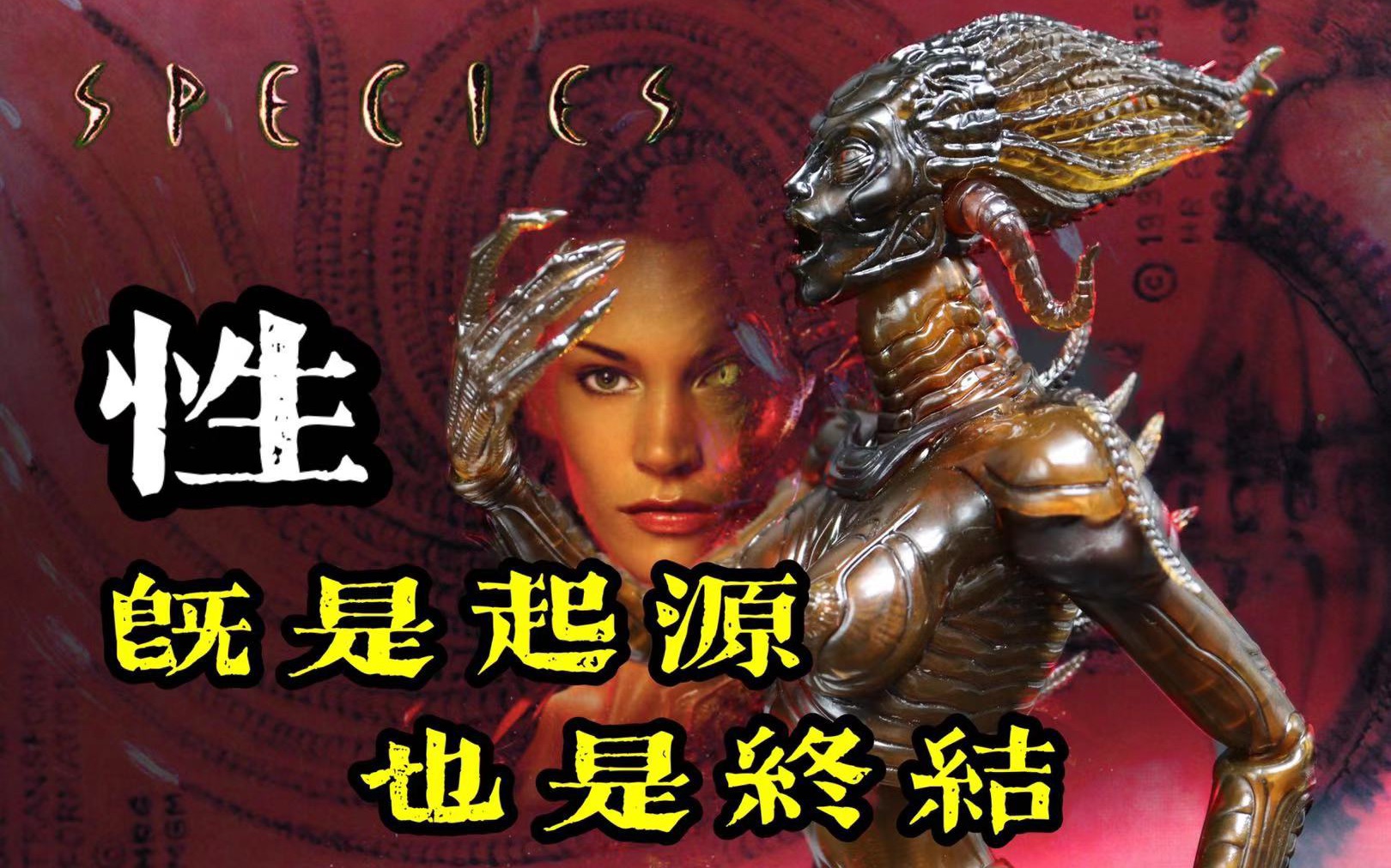 超大尺度！《异形》同父异母的姐妹《异种》：“性”既是起源，也是终结！开箱 Threezero《Species》1:6可动异种女【霖Sir开箱】