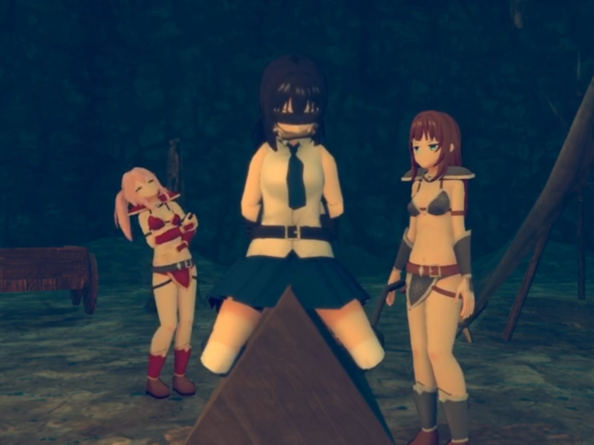【Dread Trials】战败CG之勇闯亚马逊洞穴但因地形劣势落于下风最终被俘下