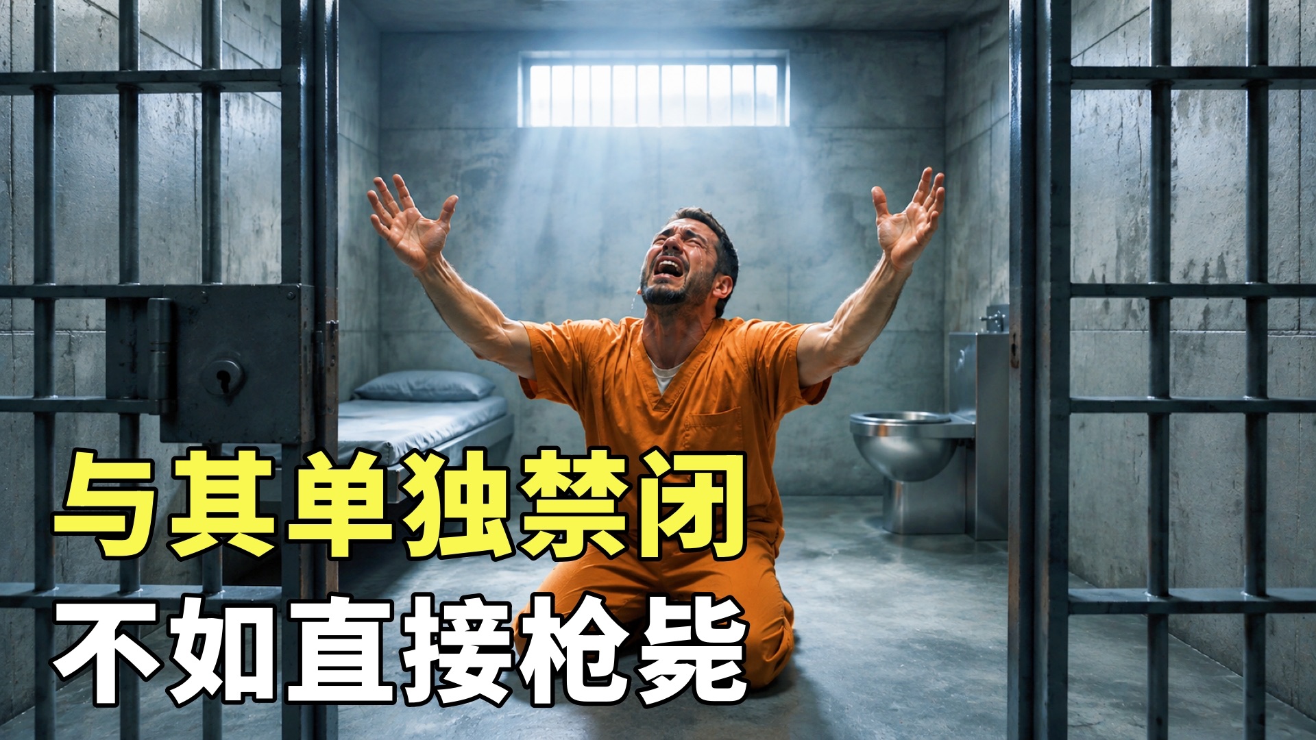 美国缅因州单独禁闭监狱，每天被关23小时，囚犯变成了精神病