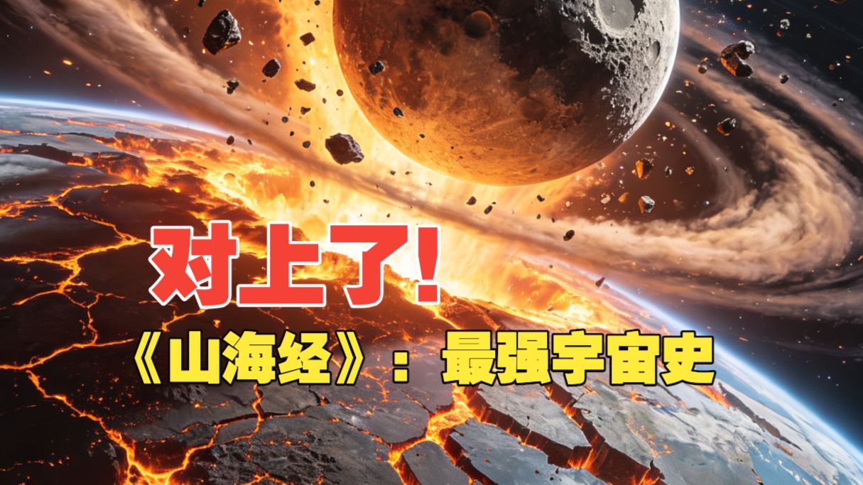 对上了！都对上了！地月同源有实据，《山海经》并非空想，月球起源找到了