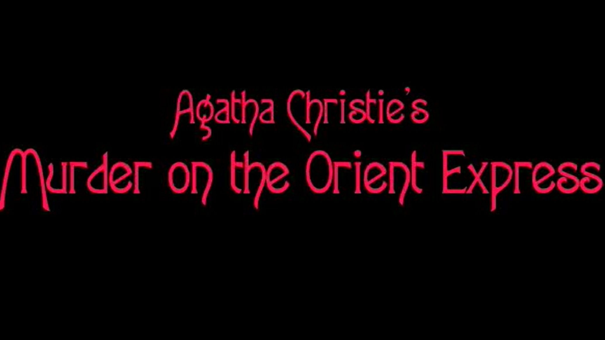 《东方快车谋杀案》(Murder on the Orient Express) 原版话剧