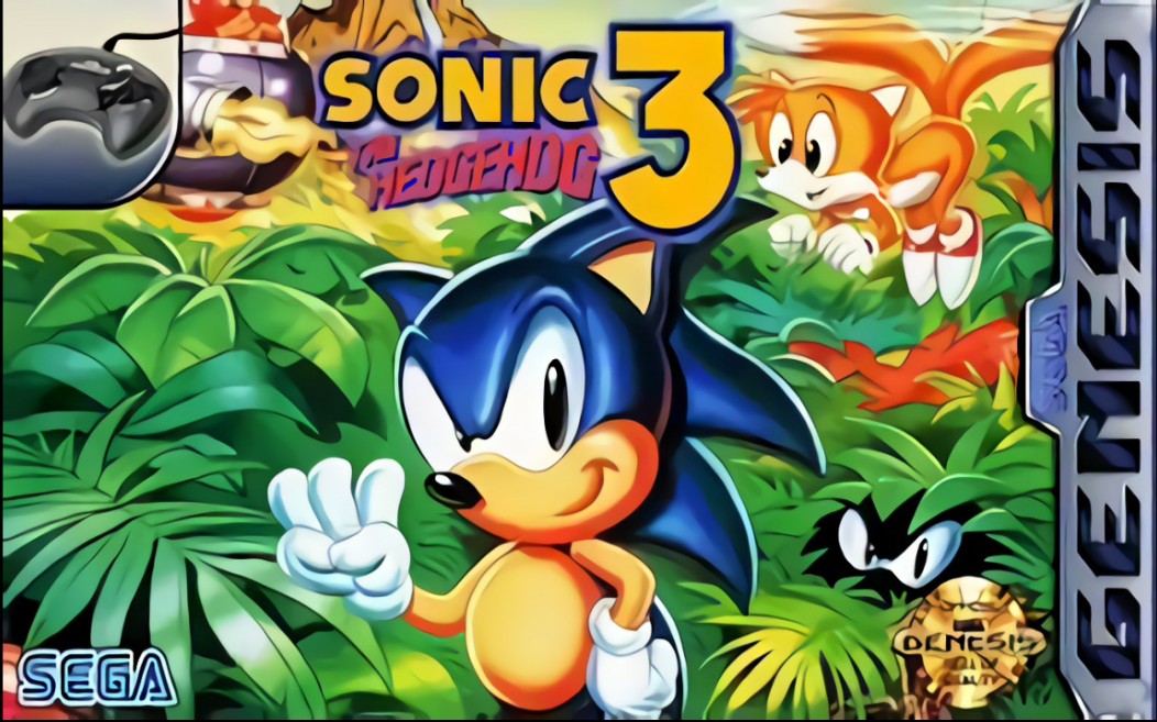 【TAS 60帧】索尼克3C&amp;纳克鲁斯（Sonic&amp;Knuckle Complete） 双完美通关全图疾跑TAS表演视频