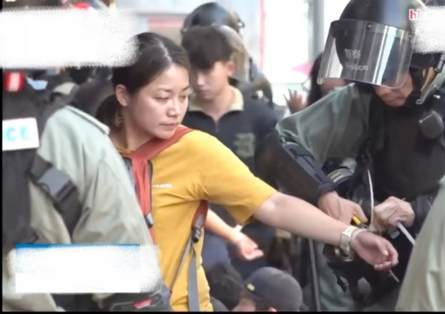大型抓捕现场