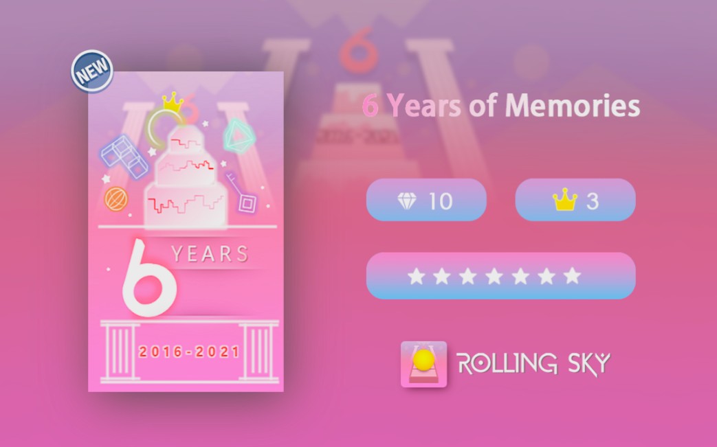【Rolling Infinity】曾经的饭制最难关卡——六星逆天关卡《六年的回忆》无伤完美！完结童年噩梦！