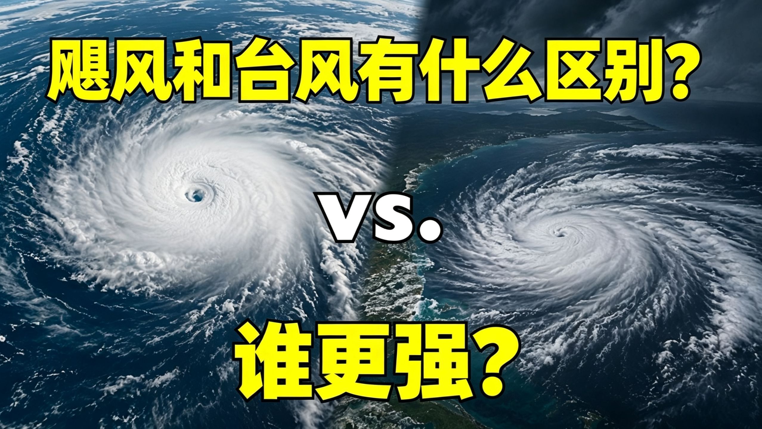 飓风和台风有什么区别？谁强？