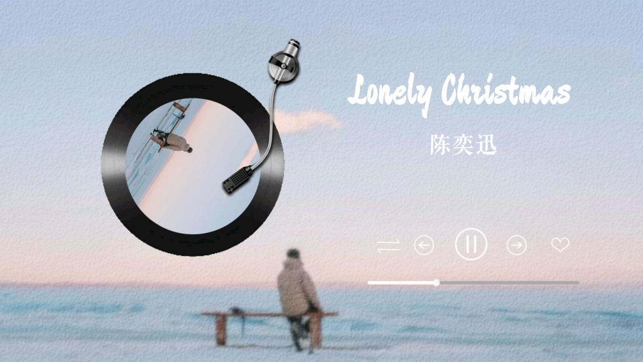 【陈奕迅：Lonely Christmas】“谁又骑着那鹿车飞过，忘掉投下那礼物给我”