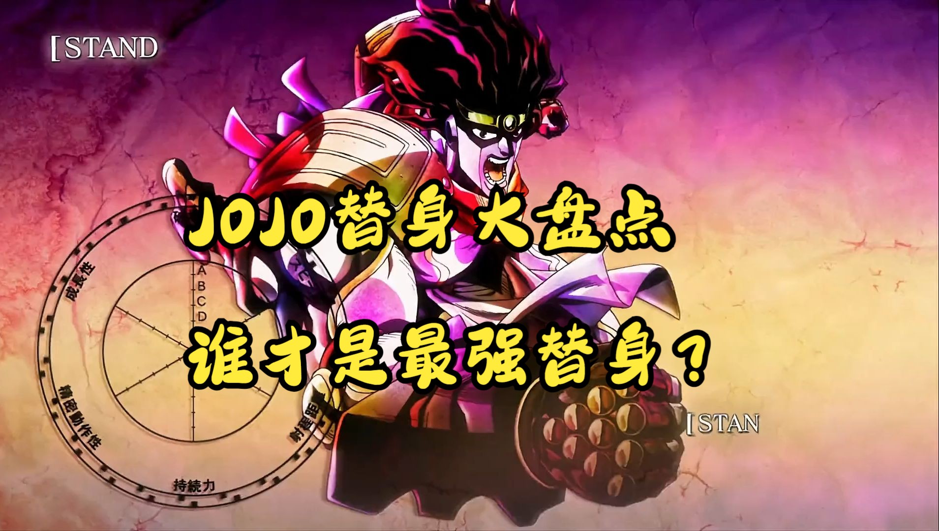 JOJO全剧替身大盘点 |哪个替身才能称得上最强替身？