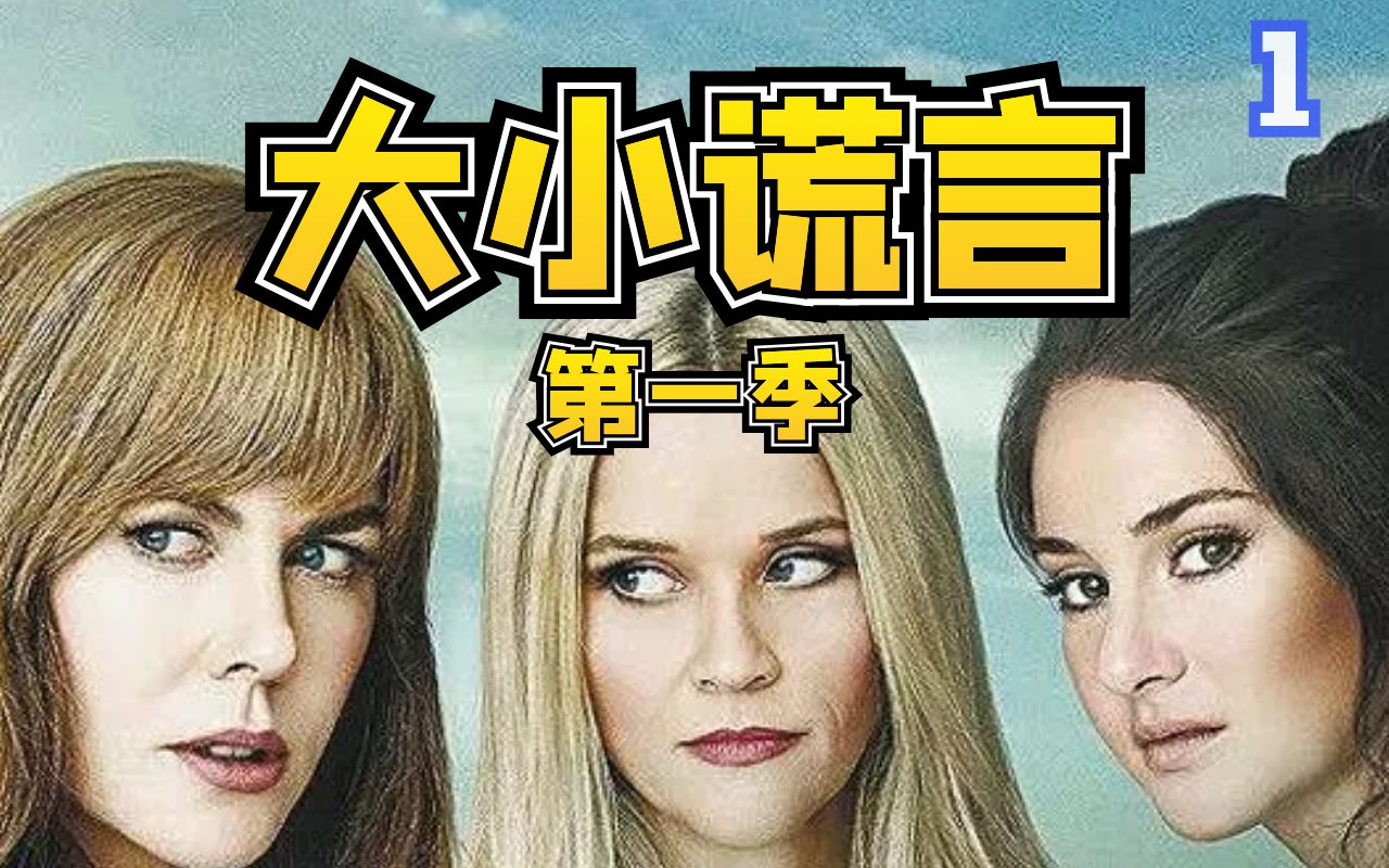 【TM说剧】豆瓣9.0分神剧《大小谎言》第一季第一集，两大奥斯卡影后演绎美国中产家庭表面的光鲜和背后的不堪