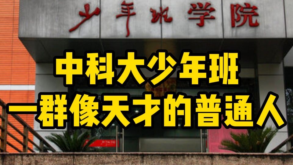 中科大少年班——一群像天才的普通人