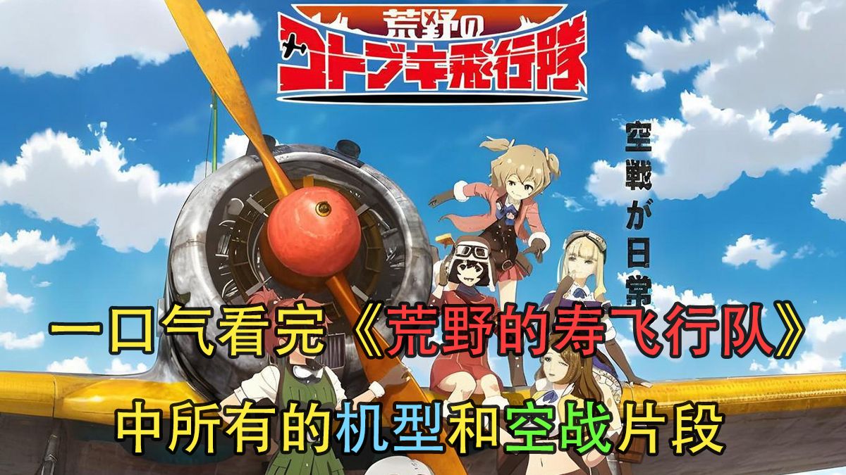 一口气看完《荒野的寿飞行队》中所有的机型和空战片段