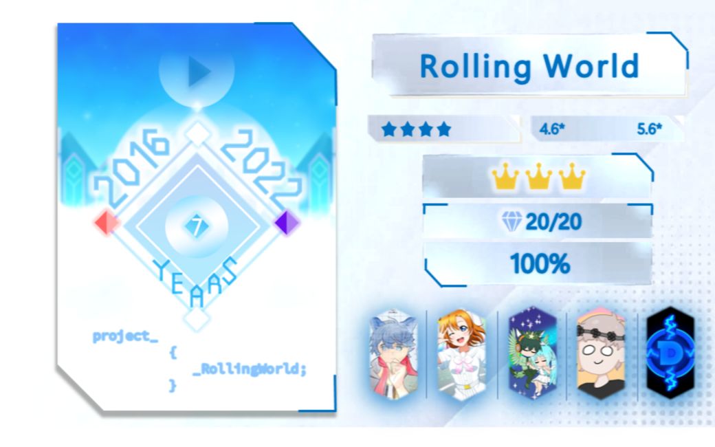 【滚动的天空/联合饭制】Rolling World ★★★★✰✰