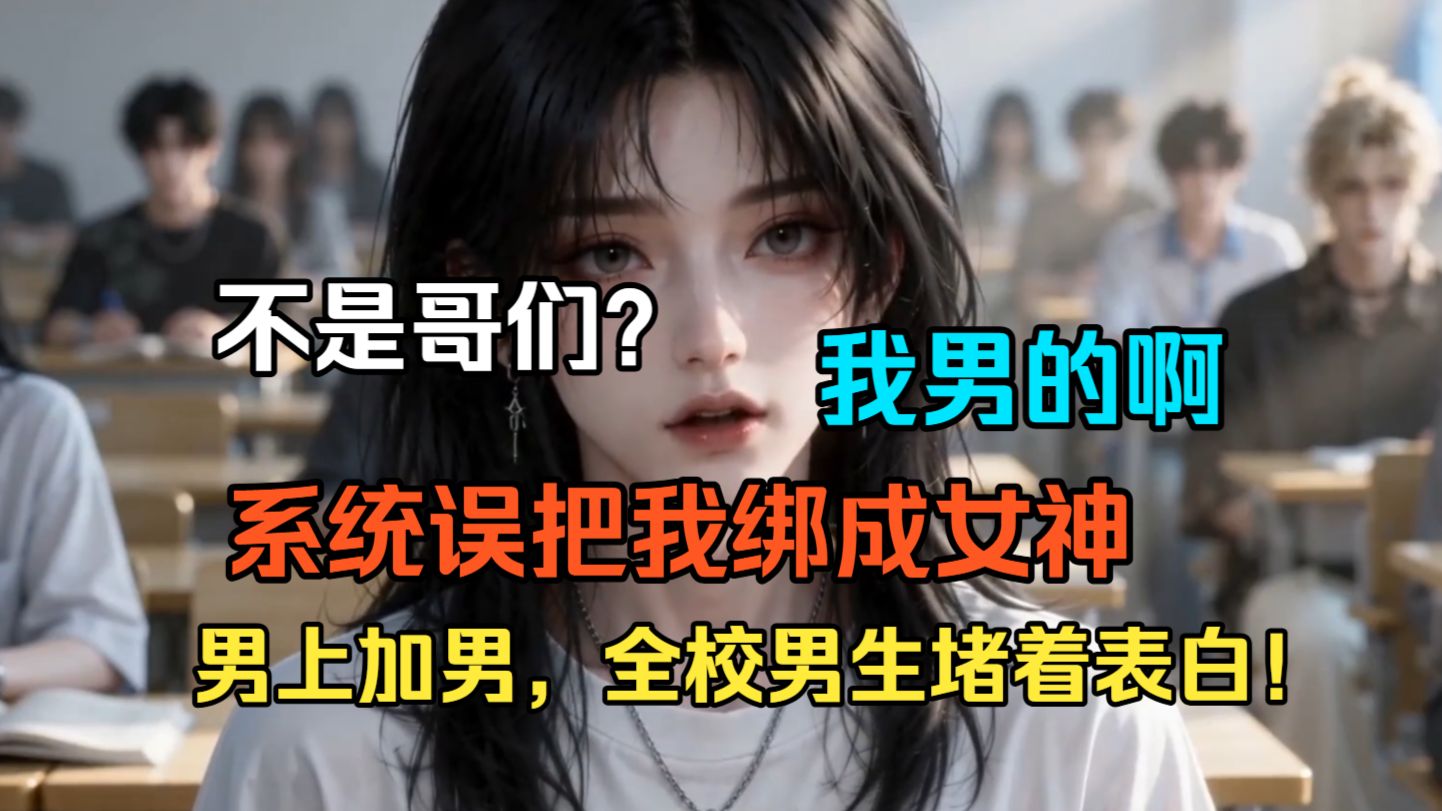 【男上加男】《不是哥们？我男的啊！系统把我绑成女神，全校男生堵着表白！男上加男，这系统是来坑我的吧！》