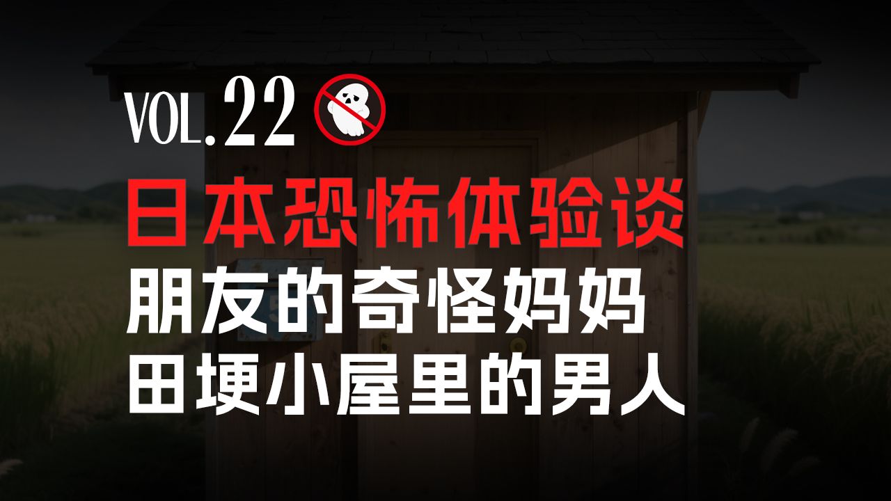 【请勿打扰22】日本恐怖体验谈：自称我朋友母亲的年轻女人邀请我去做客，田埂上的小木屋居然关着一个男人？