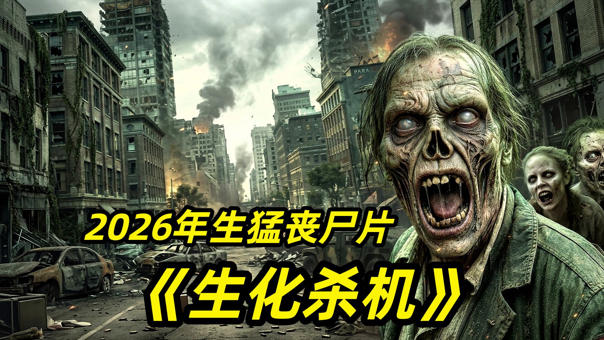 【阿奇】丧尸病毒来袭，科学家却反向研制出生化战士/2026年丧尸片《生化杀机》