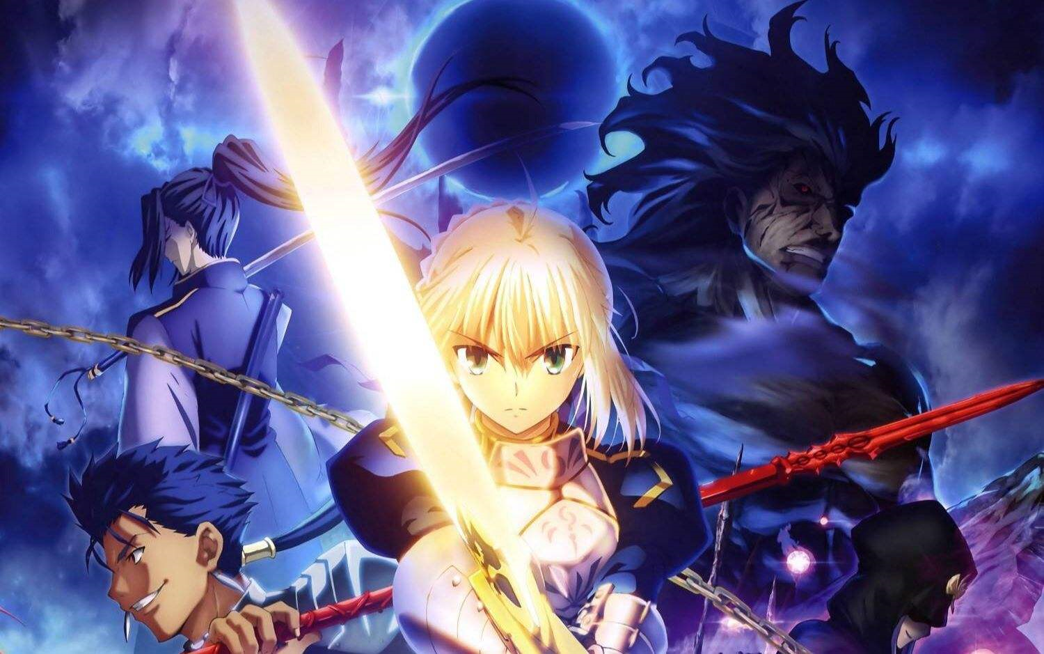 【最全合集】《Fate/stay night》中文三线全流程+46结局全达成+全英灵、武器官方设定集 BY 闷骚鸵鸟