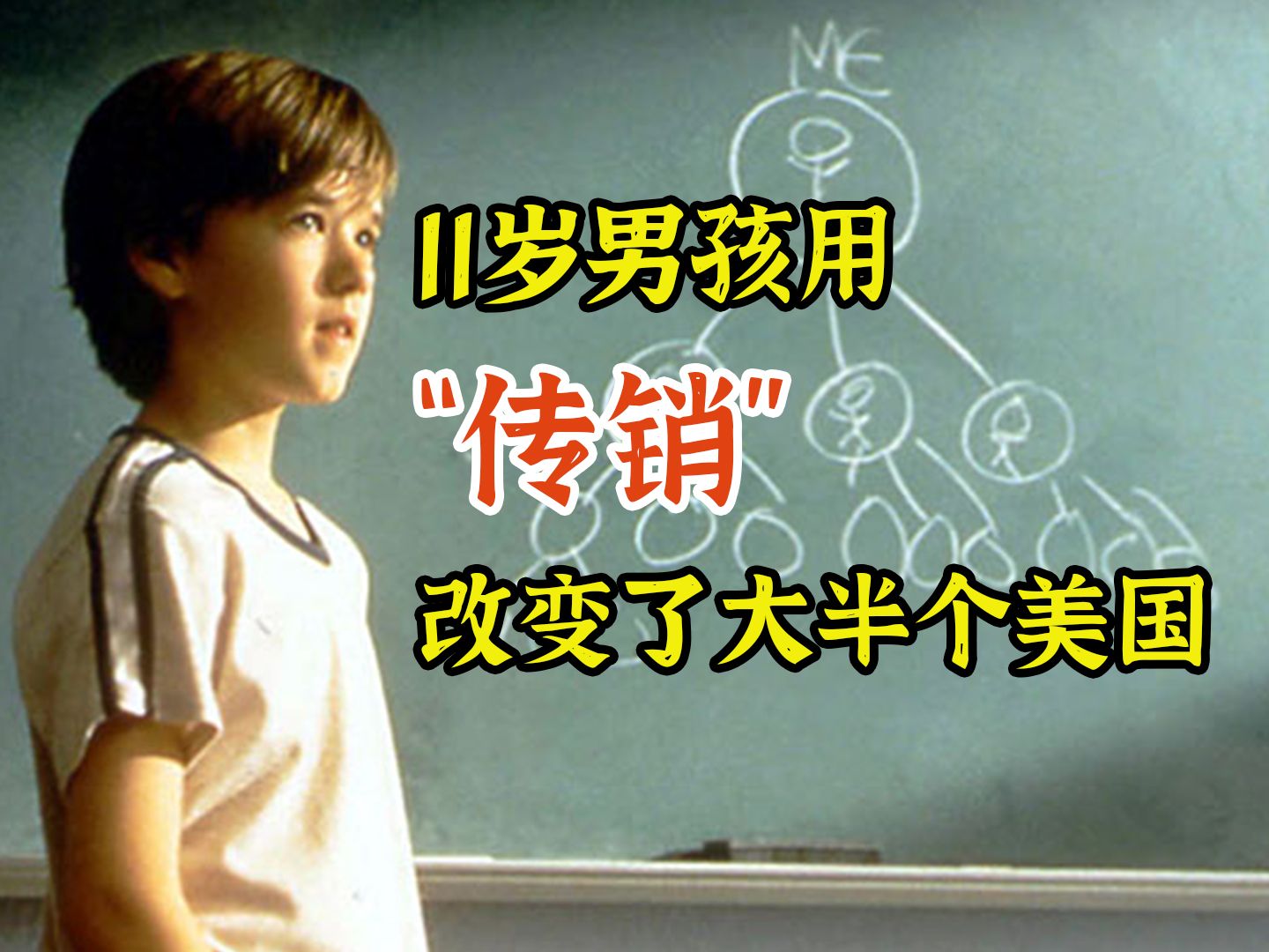 豆瓣评分8.2，11岁男孩用“传销”的方式，将爱传递了大半个美国