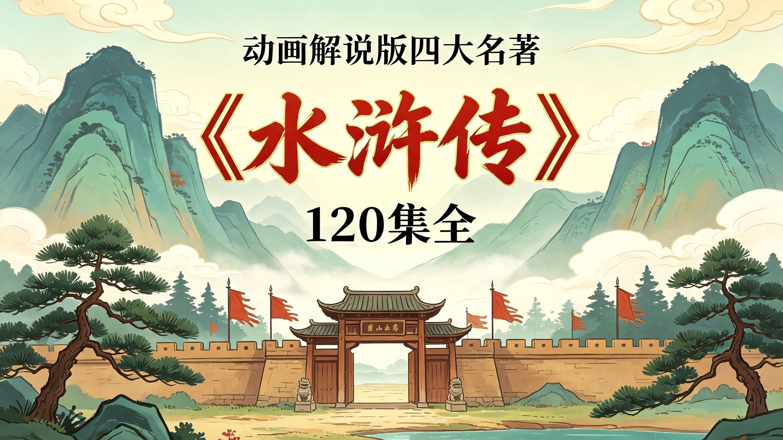 四大名著动漫解说版 | 《水浒传》【1-60集/120集】120集全