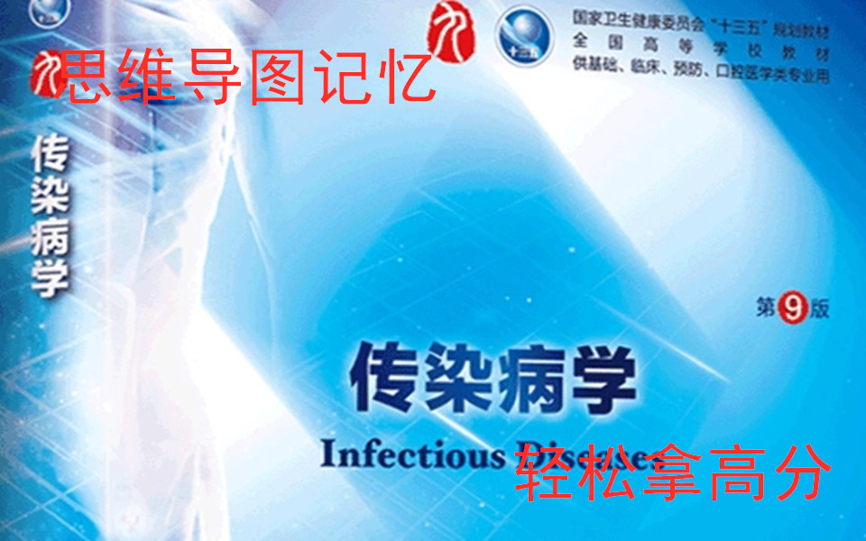 （更新完）4小时《传染病学》9版思维导图框架知识点梳理（速成课），医学预习复习自学视频课程