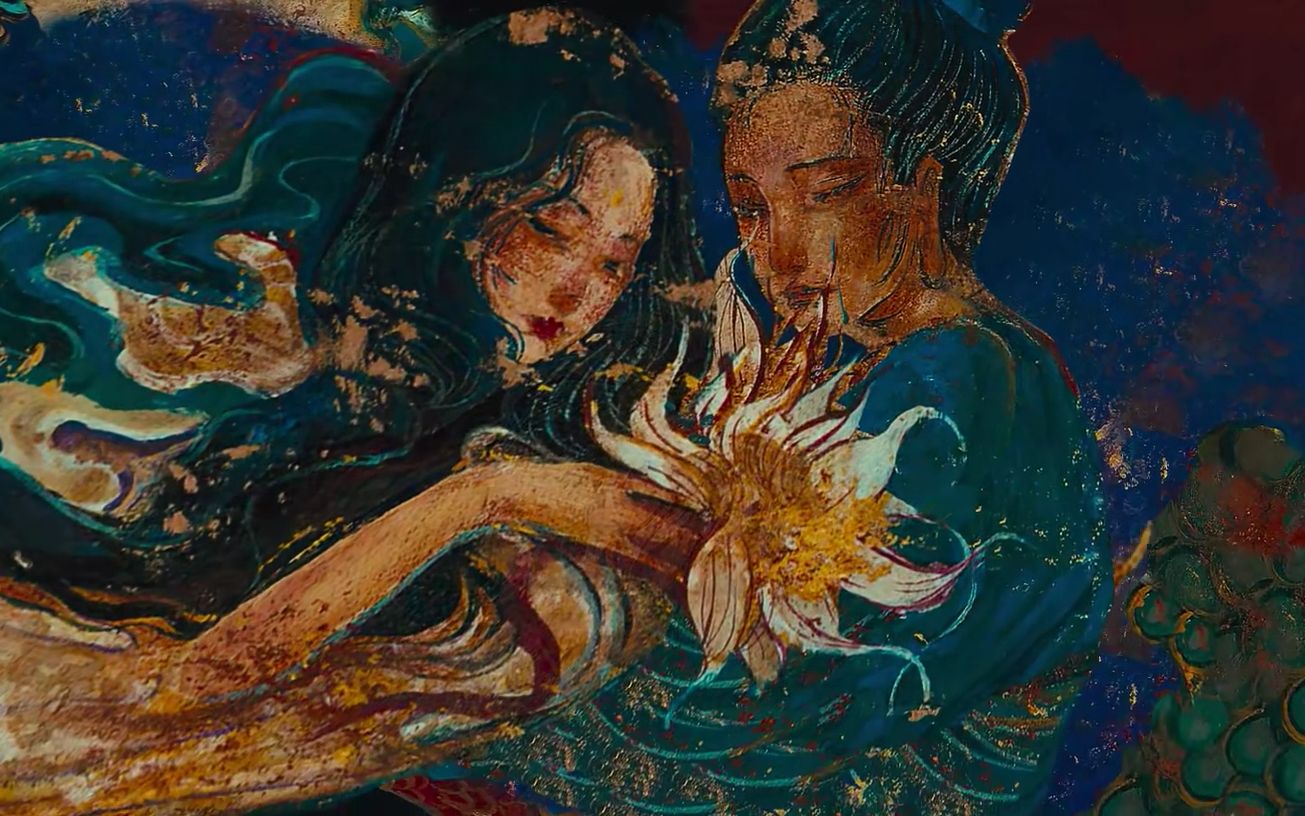 电影《画壁》最精彩的部分就是这段片头动画