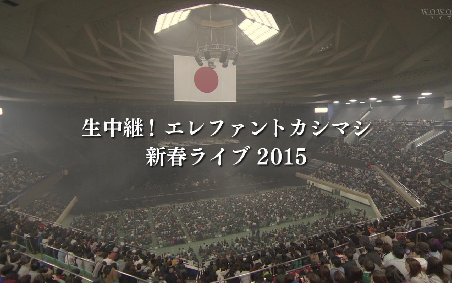 ELEPHANT KASHIMASHI　新春LIVE　2015