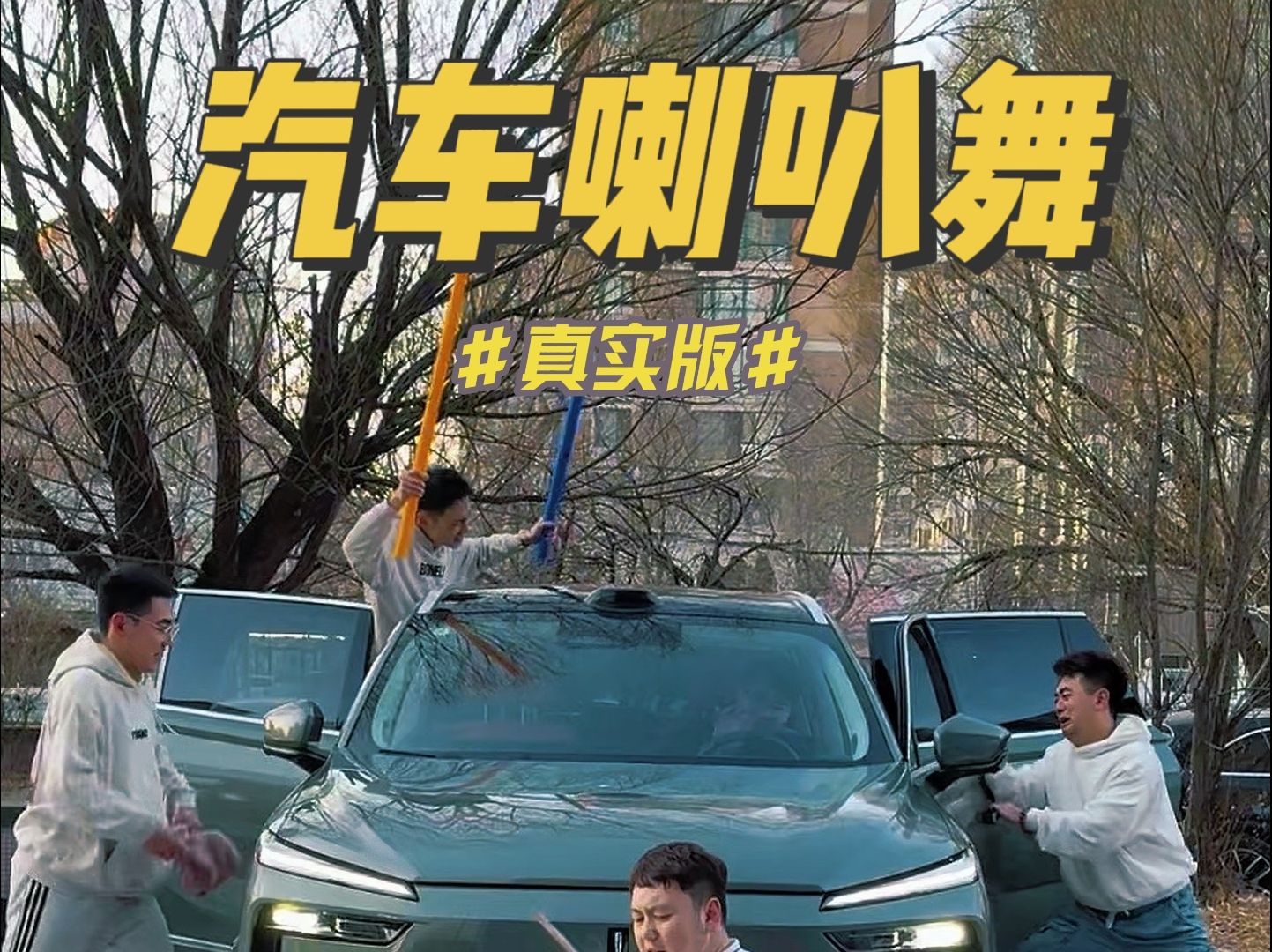 汽车喇叭舞（真实版）!!