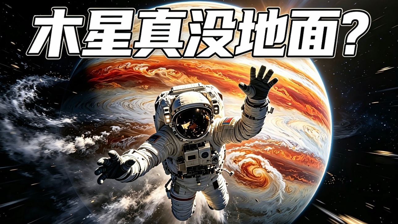 沉浸式体验：如果你掉进木星会怎么样？没有地面，只有无尽深渊，最后你会变成氢！