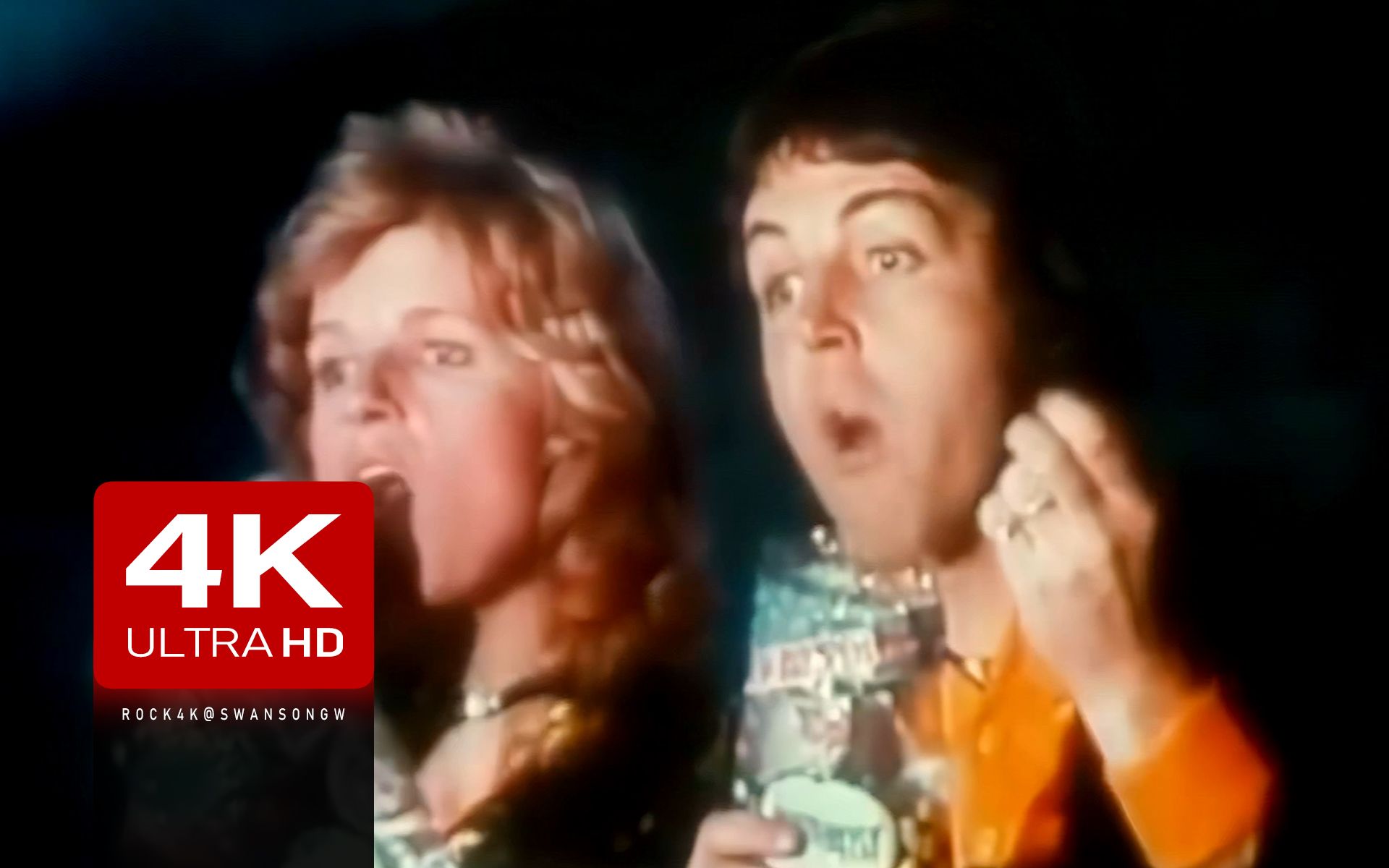 Paul McCartney &amp; Wings - Listen To What The Man Said 【4K修复】